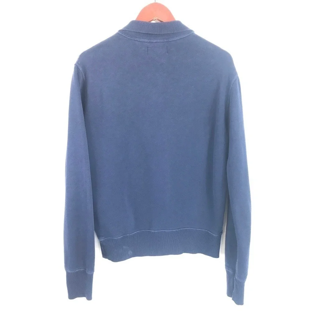 Polo Ralph Lauren Mens Blue Long Sleeve Sweatshirt Size M‎ Preppy Ivy League